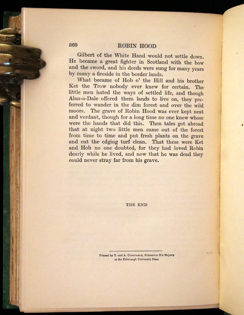 1912 Rare First Edition - Robin Hood and the Men of the Greenwood by H. Gilbert, Illustrated by Walter Crane.