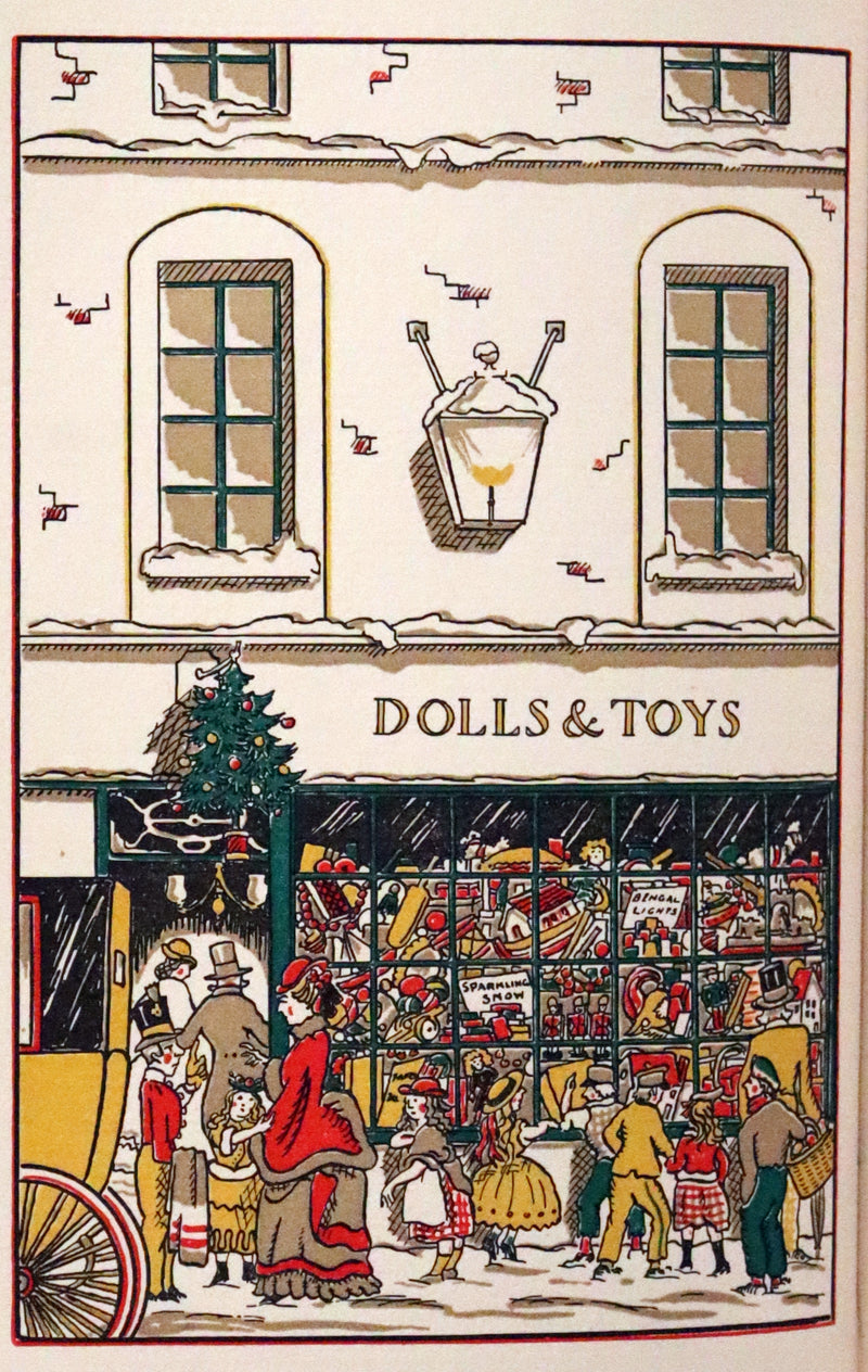 1924 Rare First Edition - The Mysterious Toyshop. A Fairy Tale by Cyril W. Beaumont, illustrated by Wyndham.
