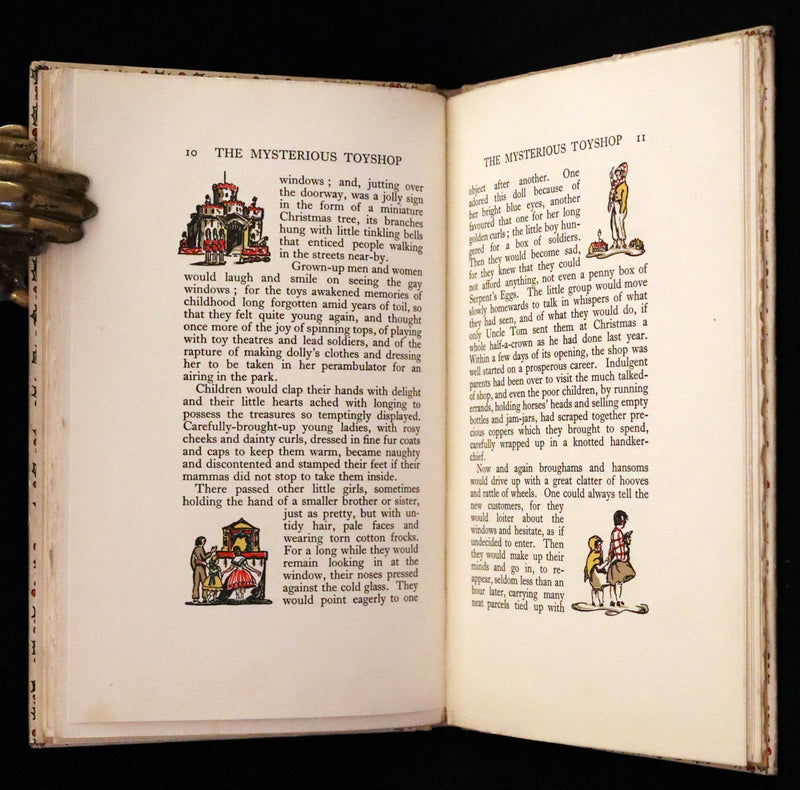 1924 Rare First Edition - The Mysterious Toyshop. A Fairy Tale by Cyril W. Beaumont, illustrated by Wyndham.