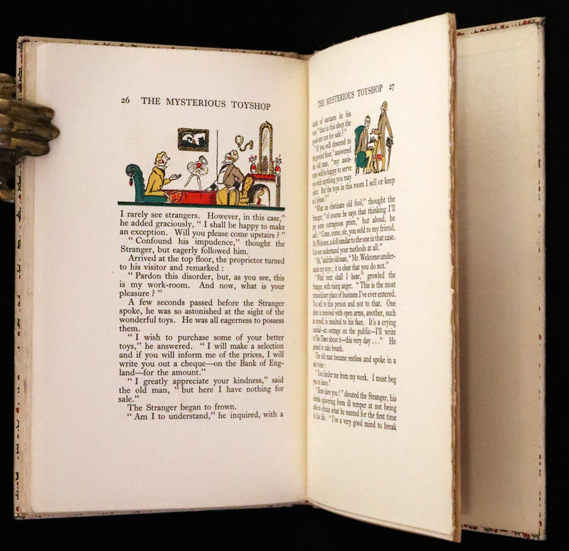 1924 Rare First Edition - The Mysterious Toyshop. A Fairy Tale by Cyril W. Beaumont, illustrated by Wyndham.