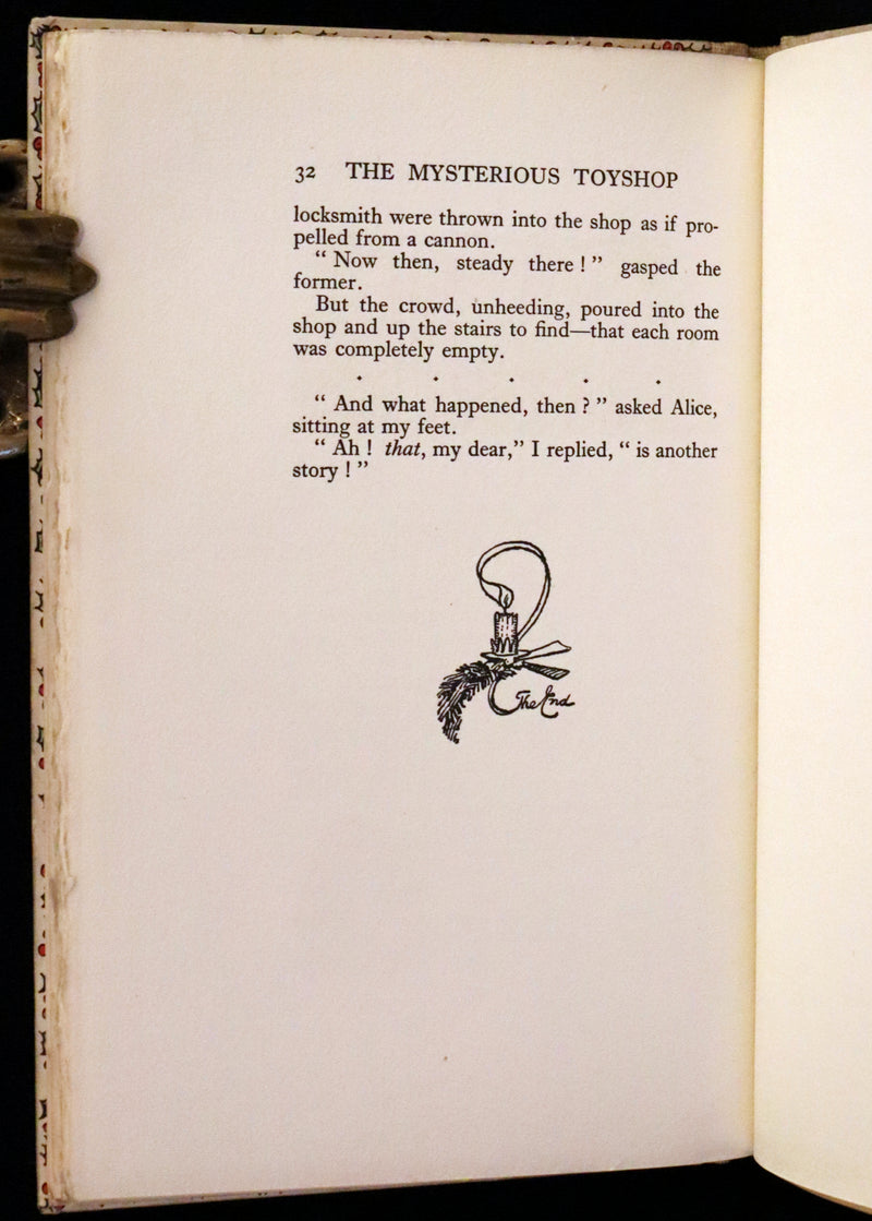 1924 Rare First Edition - The Mysterious Toyshop. A Fairy Tale by Cyril W. Beaumont, illustrated by Wyndham.