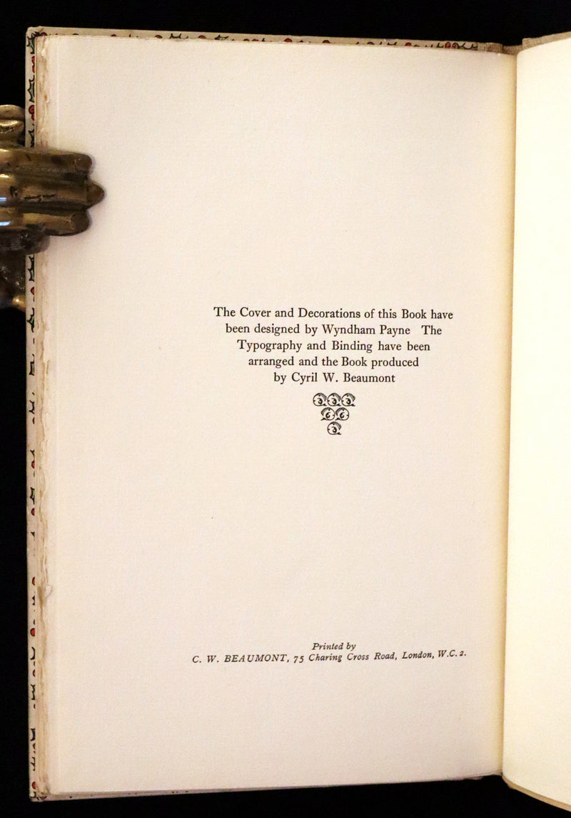 1924 Rare First Edition - The Mysterious Toyshop. A Fairy Tale by Cyril W. Beaumont, illustrated by Wyndham.