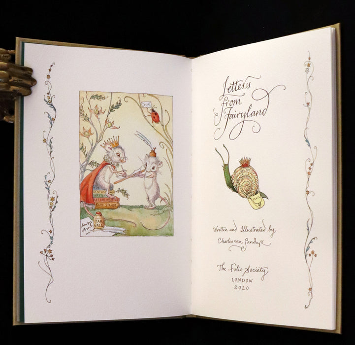 2020 Scarce Signed Limited Edition - Letters from Fairyland by Charles van Sandwyk. #7/250.