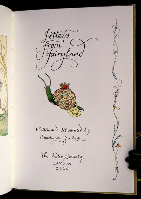 2020 Scarce Signed Limited Edition - Letters from Fairyland by Charles van Sandwyk. #7/250.