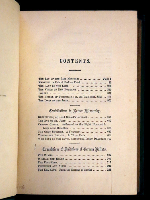 1870 Rare Book ~ The Poetical Works of Sir Walter Scott Illustrated by Edward Henry Corbould.