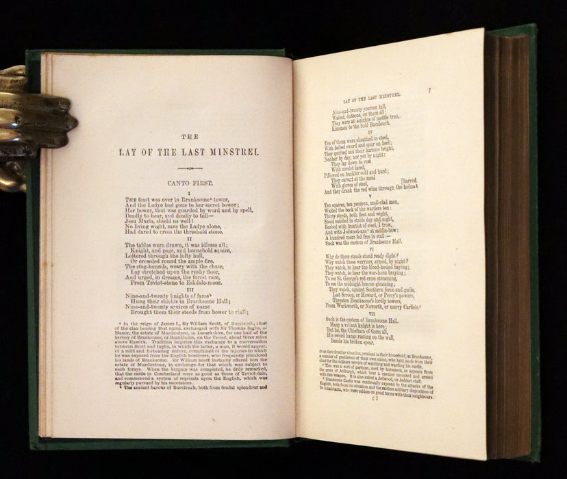 1870 Rare Book ~ The Poetical Works of Sir Walter Scott Illustrated by Edward Henry Corbould.