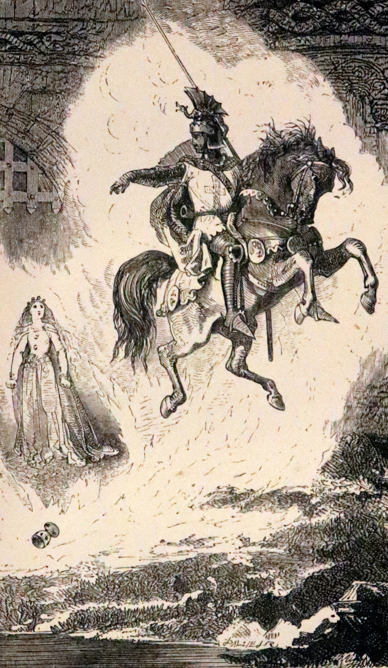 1870 Rare Book ~ The Poetical Works of Sir Walter Scott Illustrated by Edward Henry Corbould.