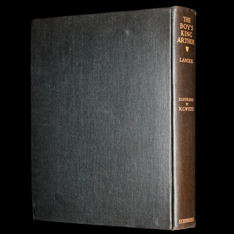 1926 Rare Book with Dust Jacket - The Boy's King Arthur and His Knights of the Round Table illustrated by N. C. Wyeth.