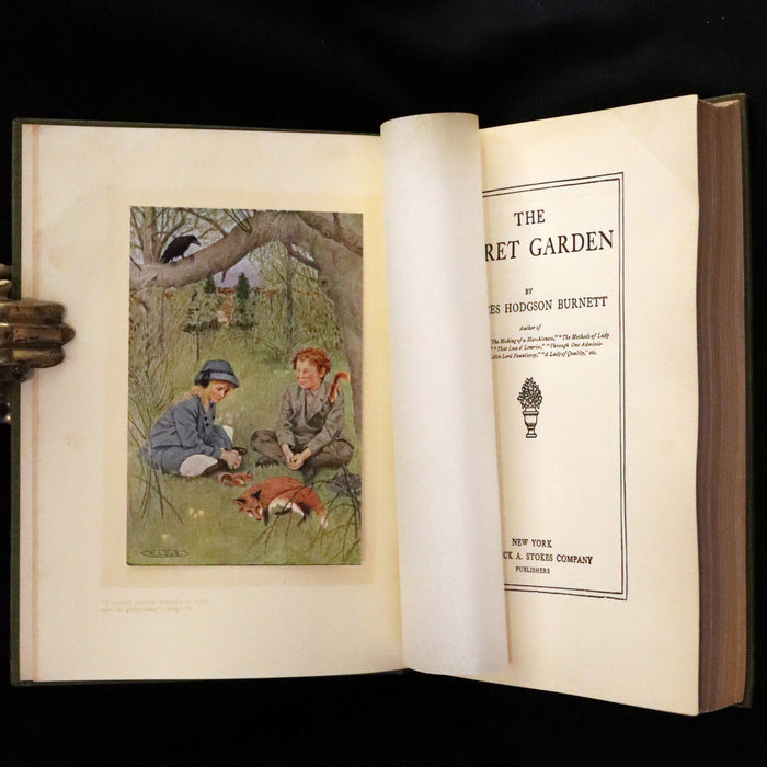 1911 Rare First Edition - The Secret Garden by Frances Hodgson Burnett illustrated by Maria Louise Kirk.