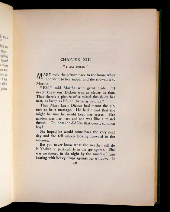 1911 Rare First Edition - The Secret Garden by Frances Hodgson Burnett illustrated by Maria Louise Kirk.