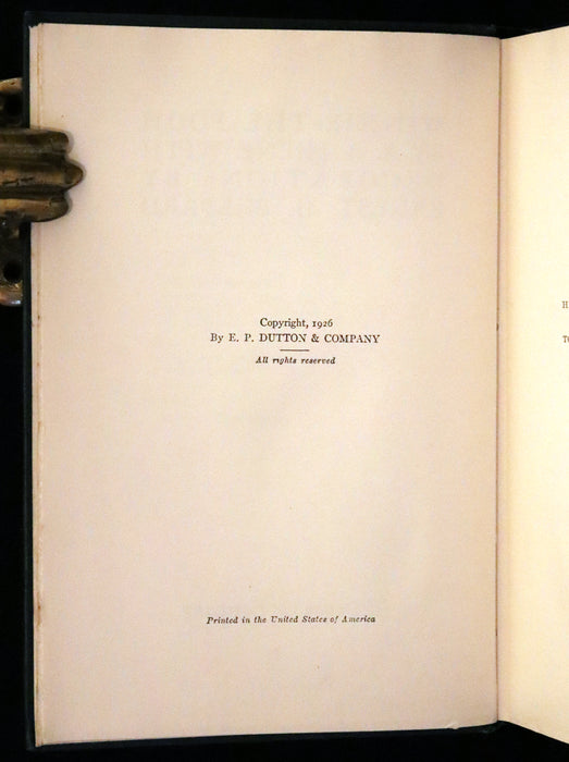 1926 Rare First Edition - Winnie-The-Pooh written by A.A. Milne and Illustrated by Ernest Shepard.