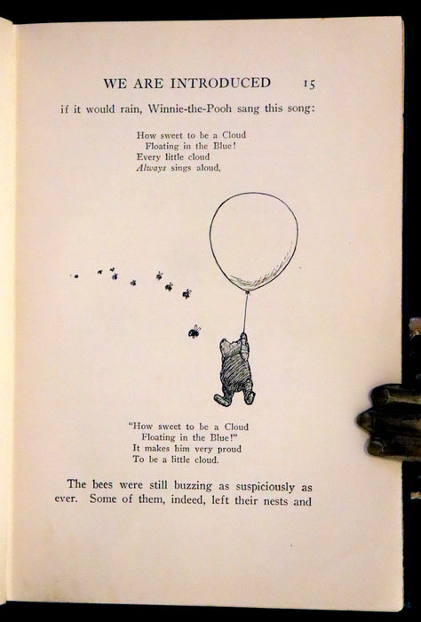 1926 Rare First Edition - Winnie-The-Pooh written by A.A. Milne and Illustrated by Ernest Shepard.