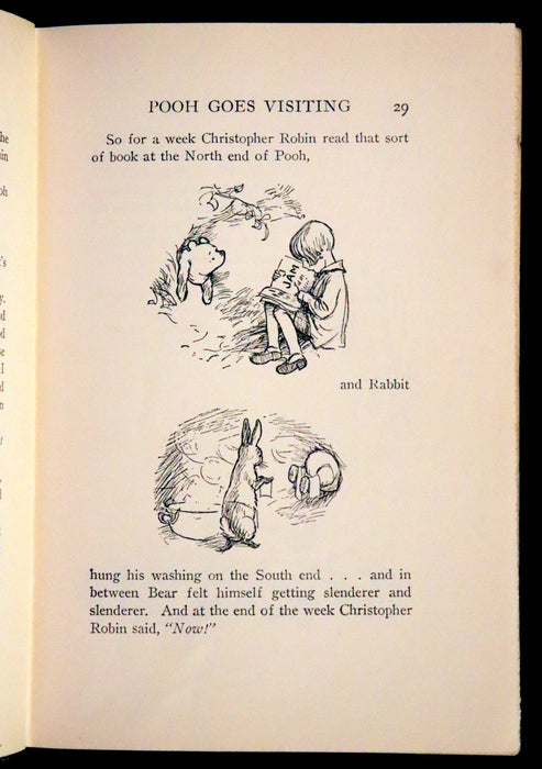 1926 Rare First Edition - Winnie-The-Pooh written by A.A. Milne and Illustrated by Ernest Shepard.