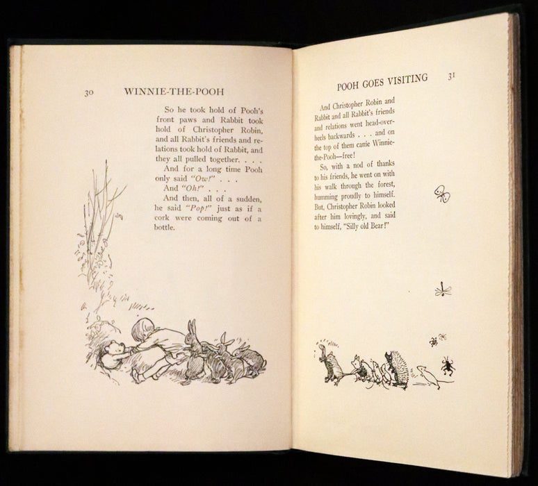 1926 Rare First Edition - Winnie-The-Pooh written by A.A. Milne and Illustrated by Ernest Shepard.