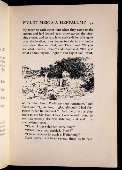 1926 Rare First Edition - Winnie-The-Pooh written by A.A. Milne and Illustrated by Ernest Shepard.