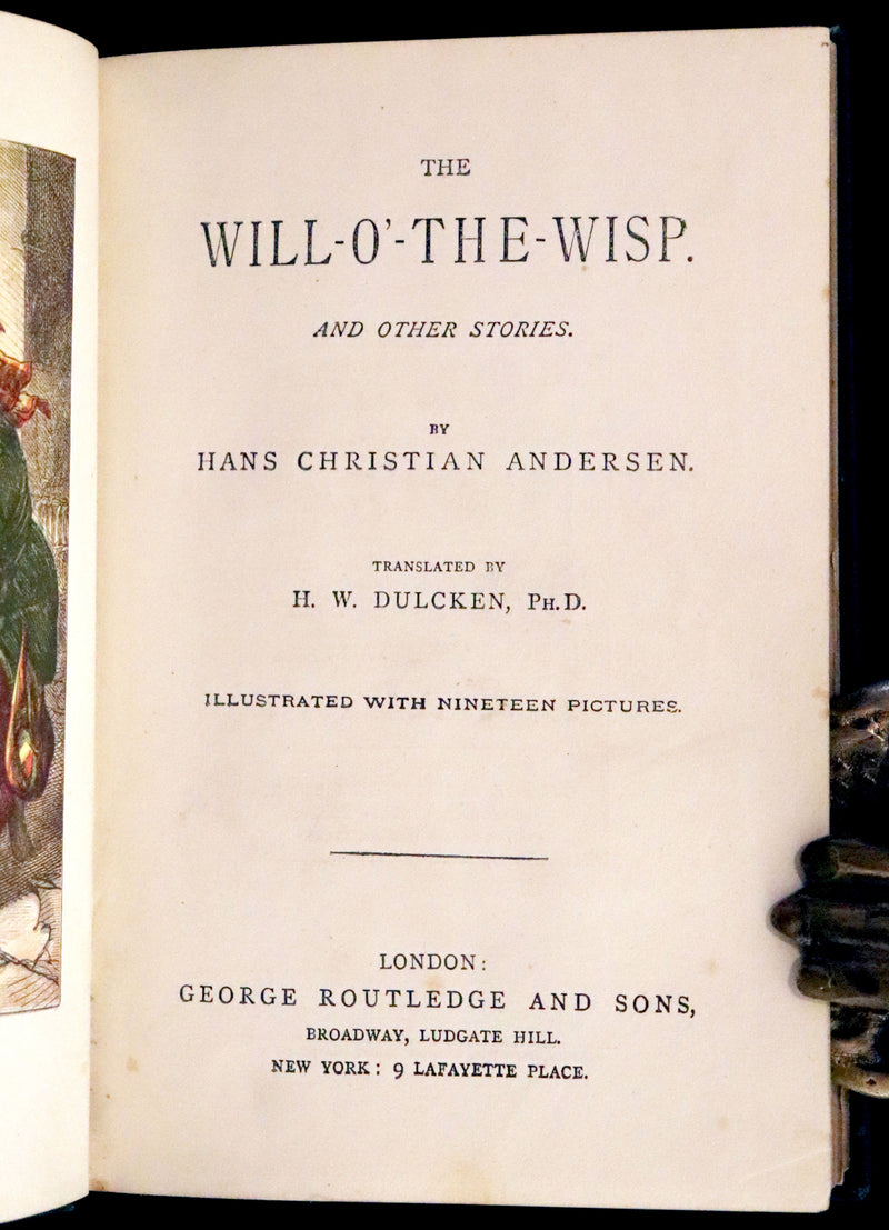 1885 Scarce Victorian Edition - The Will-o’-the-Wisp, Poultry Meg’s Family and Other Stories.