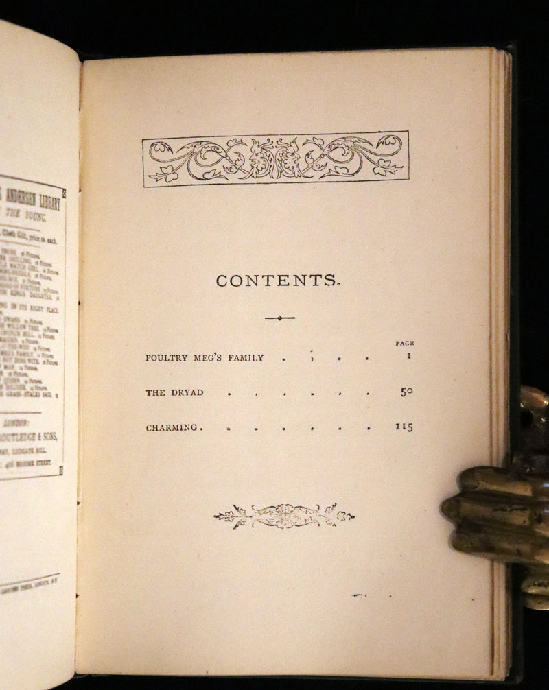 1885 Scarce Victorian Edition - The Will-o’-the-Wisp, Poultry Meg’s Family and Other Stories.