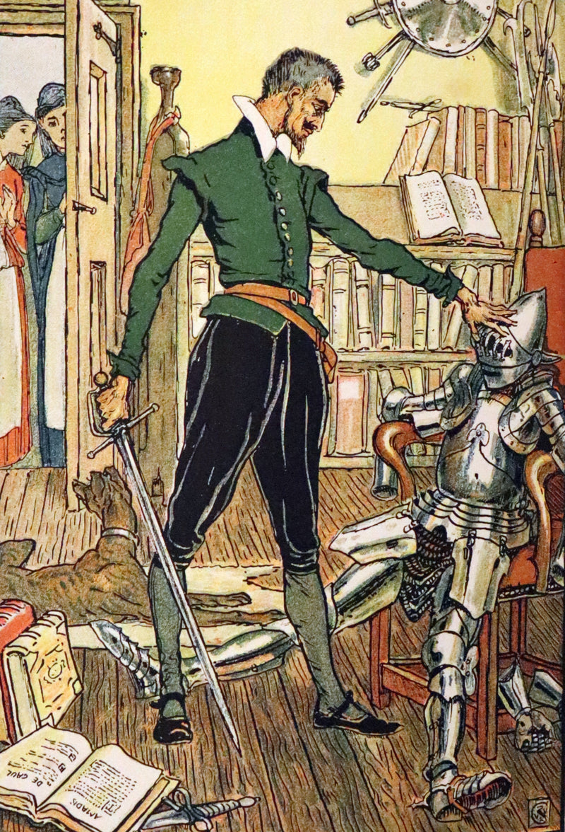 1900 Rare First Edition - Don Quixote De La Mancha by Cervantes illustrated by Walter Crane.