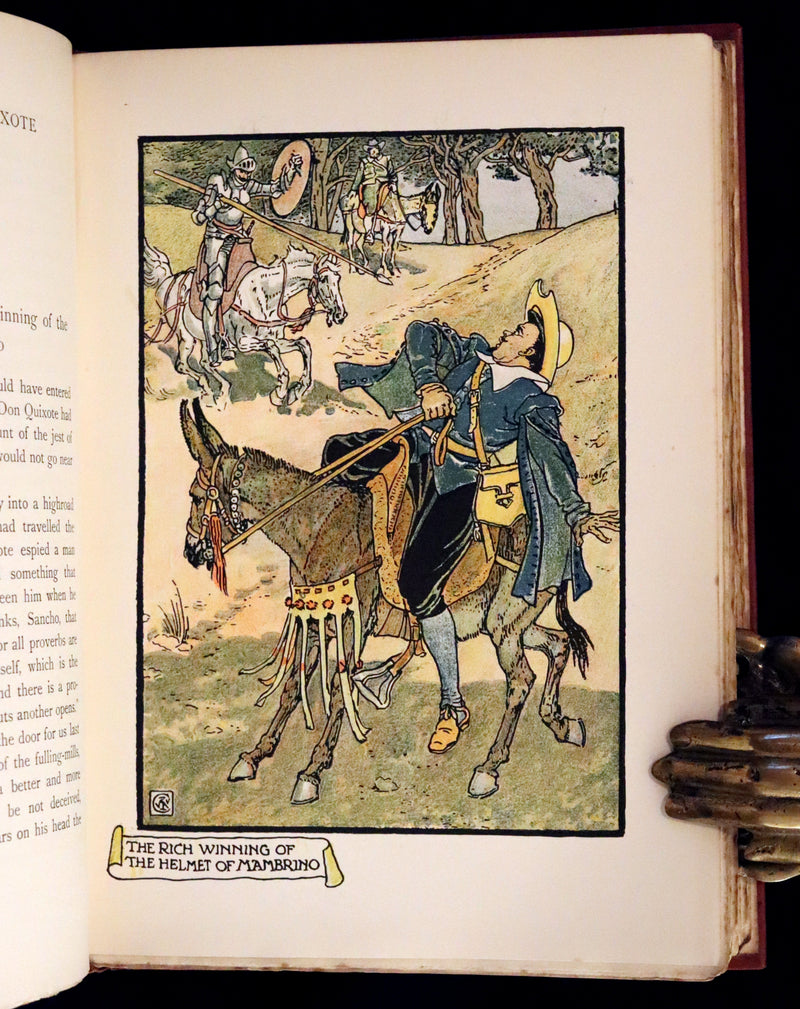 1900 Rare First Edition - Don Quixote De La Mancha by Cervantes illustrated by Walter Crane.