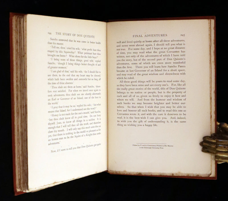 1900 Rare First Edition - Don Quixote De La Mancha by Cervantes illustrated by Walter Crane.