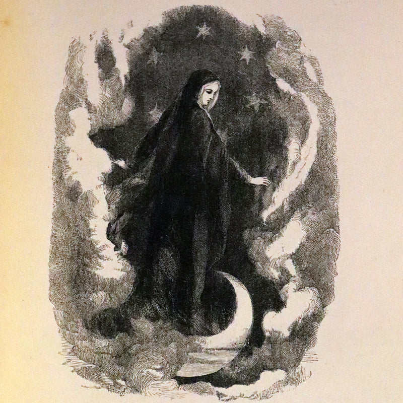 1877 Rare Victorian Book - The Poetical Works of Longfellow Illustrated by Sir John Gilbert.