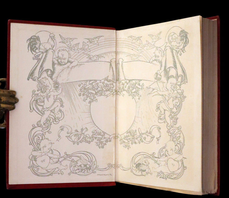 1909 Scarce First Edition - The Rainbow Book Illustrated by Arthur Rackham, Hugh Thomson, Bernard Partridge and others.