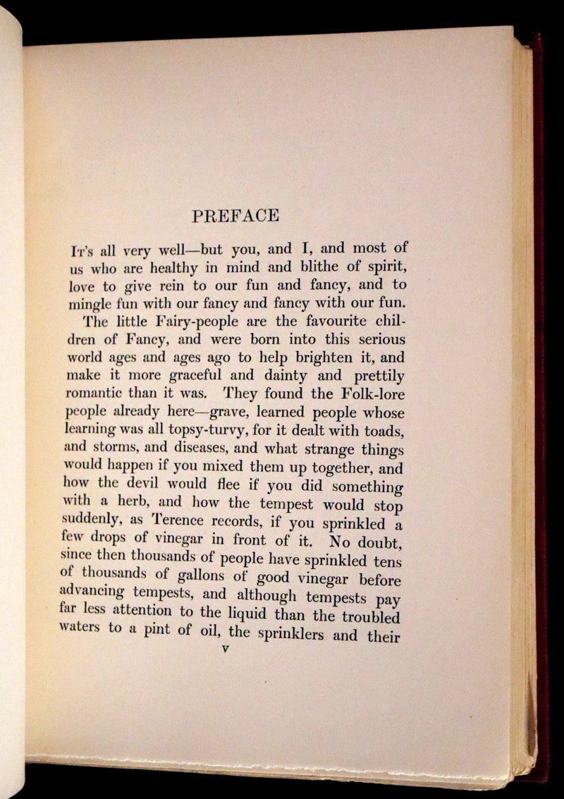 1909 Scarce First Edition - The Rainbow Book Illustrated by Arthur Rackham, Hugh Thomson, Bernard Partridge and others.