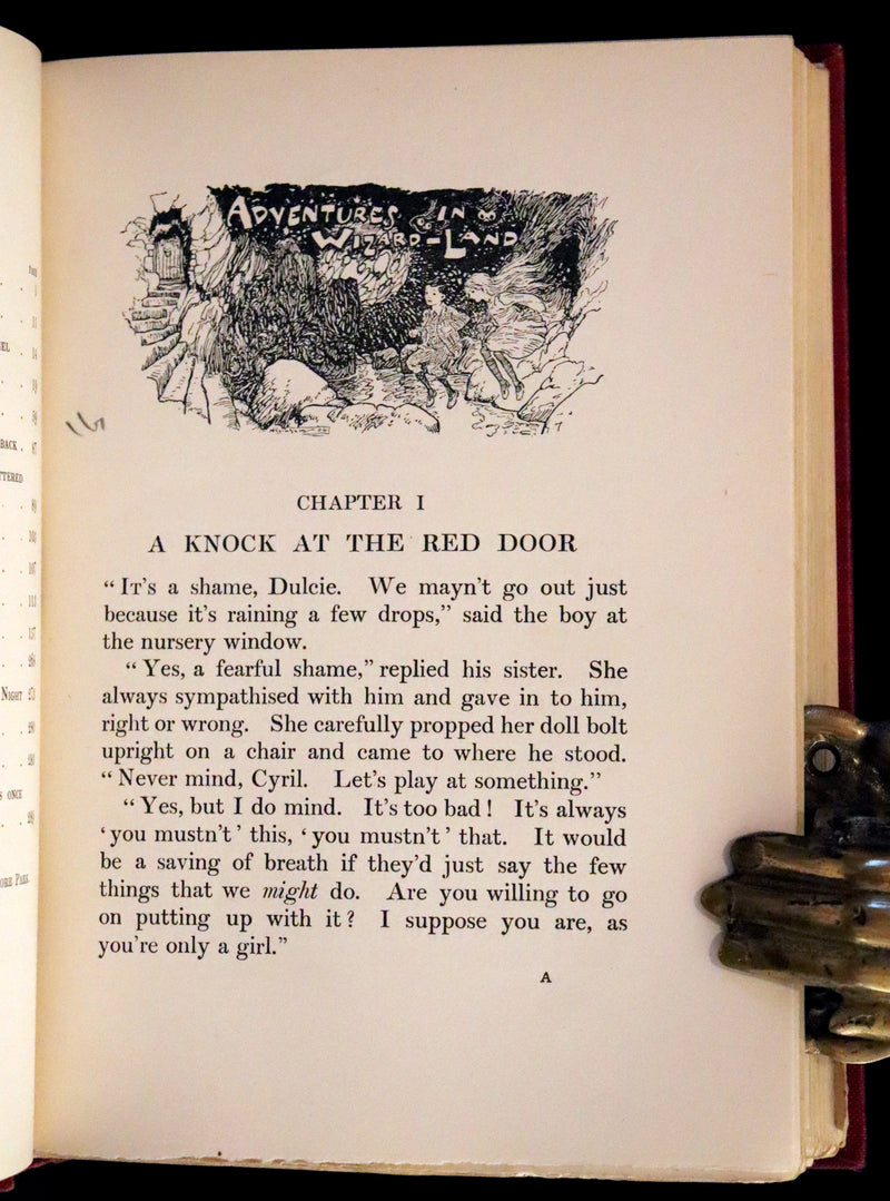1909 Scarce First Edition - The Rainbow Book Illustrated by Arthur Rackham, Hugh Thomson, Bernard Partridge and others.