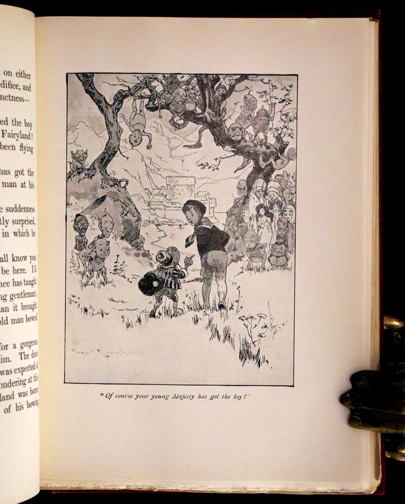1909 Scarce First Edition - The Rainbow Book Illustrated by Arthur Rackham, Hugh Thomson, Bernard Partridge and others.