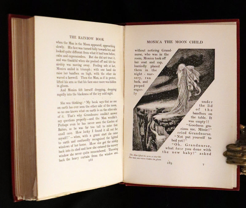 1909 Scarce First Edition - The Rainbow Book Illustrated by Arthur Rackham, Hugh Thomson, Bernard Partridge and others.