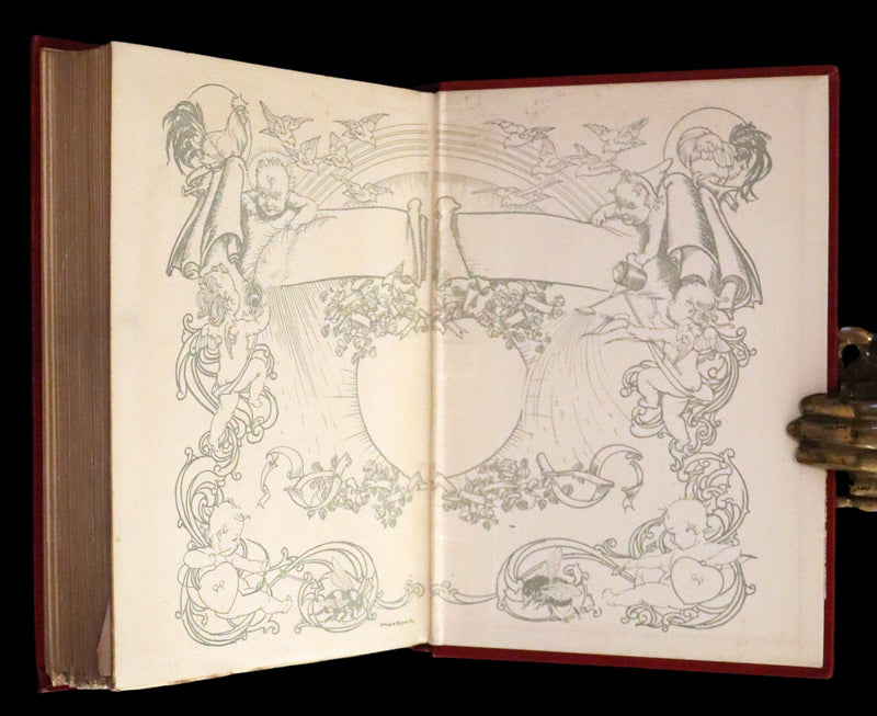 1909 Scarce First Edition - The Rainbow Book Illustrated by Arthur Rackham, Hugh Thomson, Bernard Partridge and others.