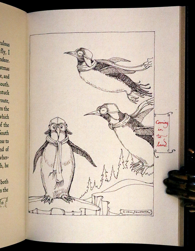 2013 Scarce Deluxe First Edition - An Unexpected Gift, A Christmas Tale by Charles van Sandwyk.