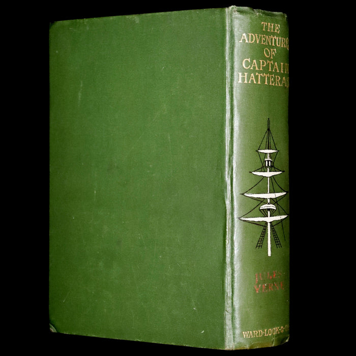 1900 Rare Book - JULES VERNE, Adventures of Captain Hatteras, Containing The English at the North Pole and The Ice Desert.