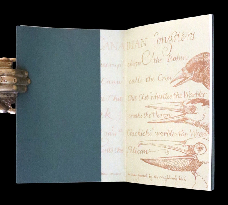 1995 Scarce Anniversary Edition - A Selection of Neighbourly Birds of the New World (Canada) by Charles Van Sandwyk.