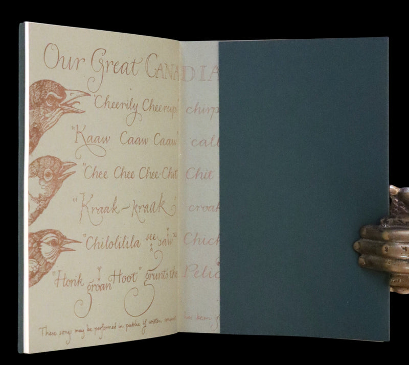 1995 Scarce Anniversary Edition - A Selection of Neighbourly Birds of the New World (Canada) by Charles Van Sandwyk.