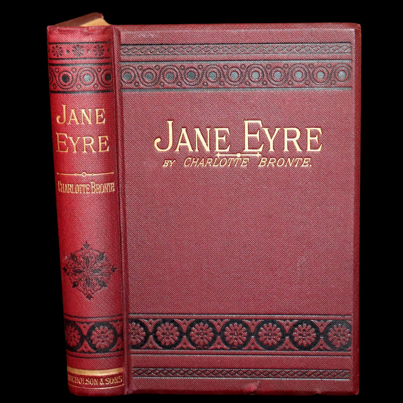 1885 Rare Victorian Edition - Jane Eyre. An Autobiography by Currer Bell (Charlotte Brontë).