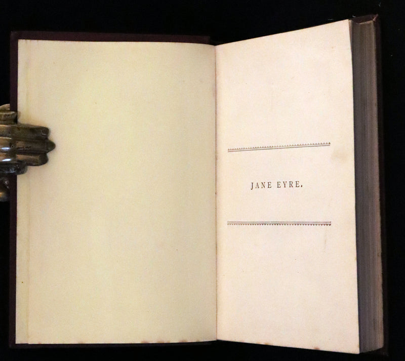 1885 Rare Victorian Edition - Jane Eyre. An Autobiography by Currer Bell (Charlotte Brontë).