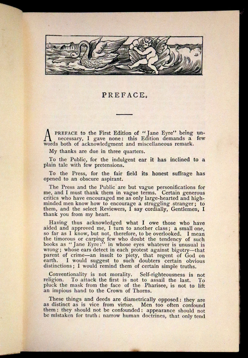 1885 Rare Victorian Edition - Jane Eyre. An Autobiography by Currer Bell (Charlotte Brontë).