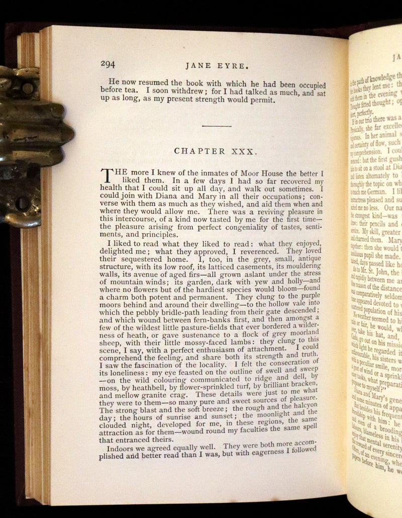 1885 Rare Victorian Edition - Jane Eyre. An Autobiography by Currer Bell (Charlotte Brontë).