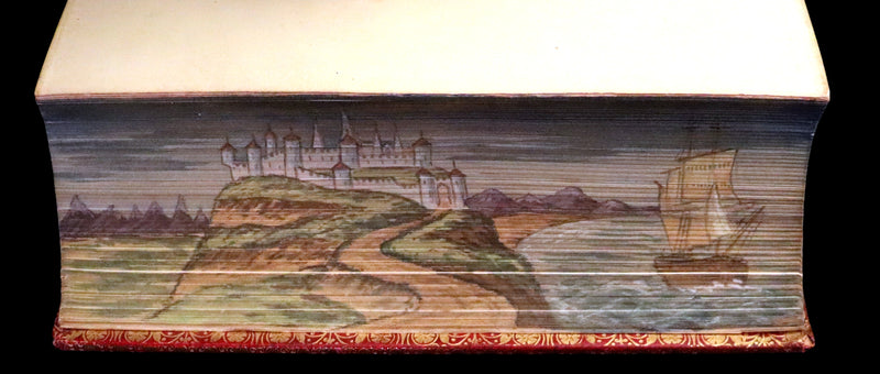 1855 Scarce Book with Fore-Edge Painting - The Faerie Queene by Edmund Spenser, Illustrated by Corbould.