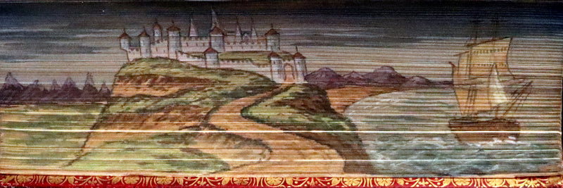 1855 Scarce Book with Fore-Edge Painting - The Faerie Queene by Edmund Spenser, Illustrated by Corbould.
