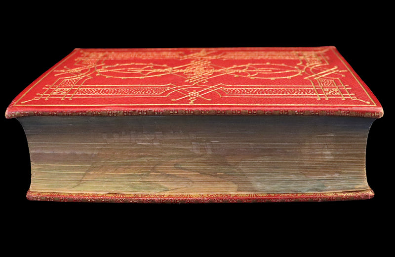 1855 Scarce Book with Fore-Edge Painting - The Faerie Queene by Edmund Spenser, Illustrated by Corbould.
