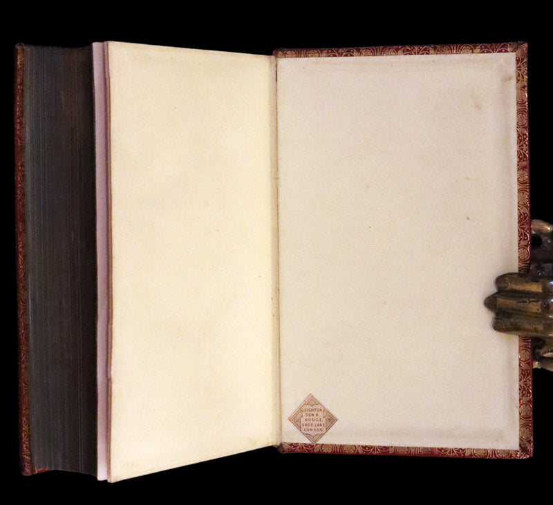 1855 Scarce Book with Fore-Edge Painting - The Faerie Queene by Edmund Spenser, Illustrated by Corbould.