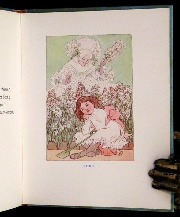 1927 Rare First Edition - The Sunflower Book, A Flower Book illustrated by Eleanor S. March.