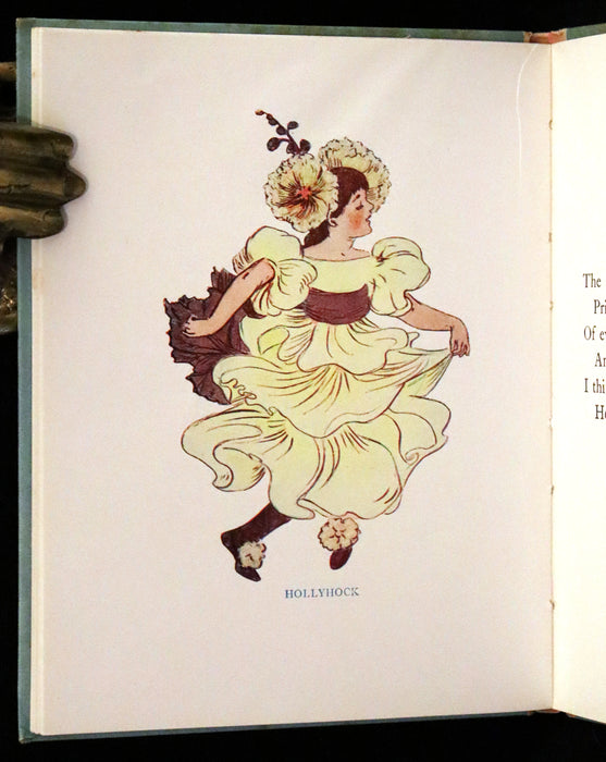 1927 Rare First Edition - The Sunflower Book, A Flower Book illustrated by Eleanor S. March.