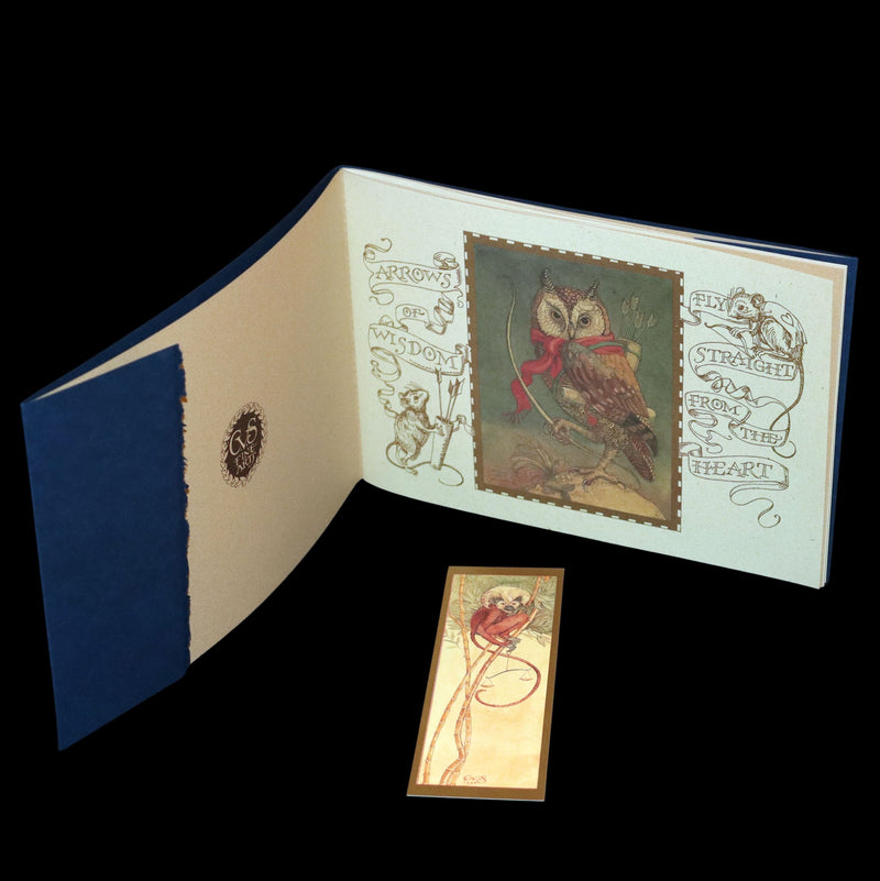 1999 First Edition - Animal Wisdom written and illustrated by Charles van Sandwyk. With original bookmark.