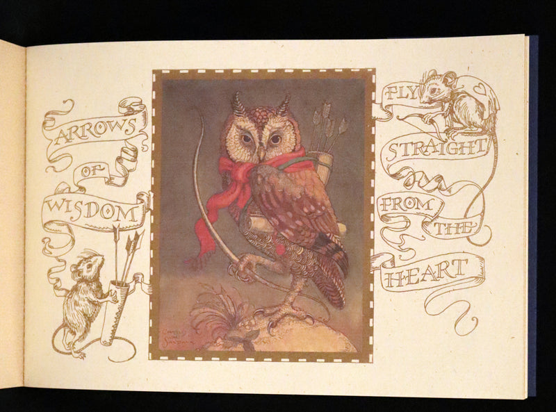 1999 First Edition - Animal Wisdom written and illustrated by Charles van Sandwyk. With original bookmark.