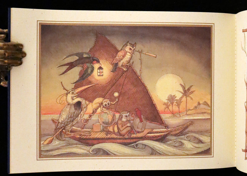 1999 First Edition - Animal Wisdom written and illustrated by Charles van Sandwyk. With original bookmark.