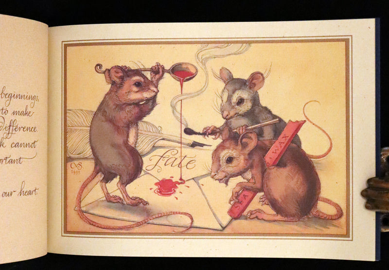 1999 First Edition - Animal Wisdom written and illustrated by Charles van Sandwyk. With original bookmark.