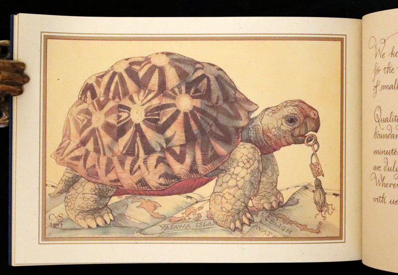 1999 First Edition - Animal Wisdom written and illustrated by Charles van Sandwyk. With original bookmark.